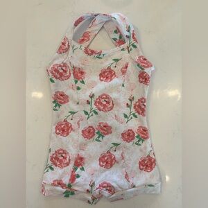 SweetHoney Floral 4T Gymnastics Leotard